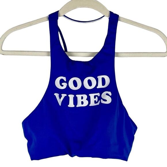 Pink Victoria’s Secret Good Vibes Sports Bra Medium - Picture 1 of 10